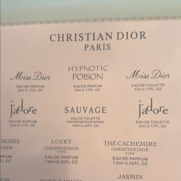 Christian Dior Pink housestooth perfume 16 pc Set 🌸 Gorgeous Collection ❤️ Sale - Picture 8 of 16